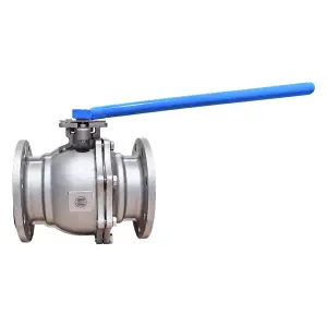 Кран шаровой фланцевый 2PC полнопроходной DN150 PN16 SS316 (CF8M) L-355, рукоятка и площадка ISO 5211 F10/12 вал/квадрат 27 мм ЕН.КШДФ.П.150.16.4.1